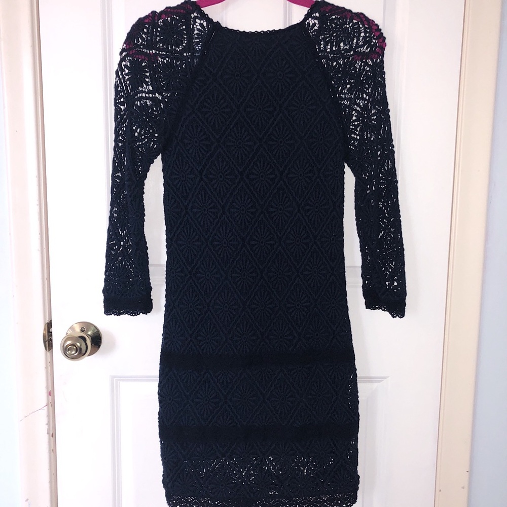 Juicy Couture Size 0 blue lace dress